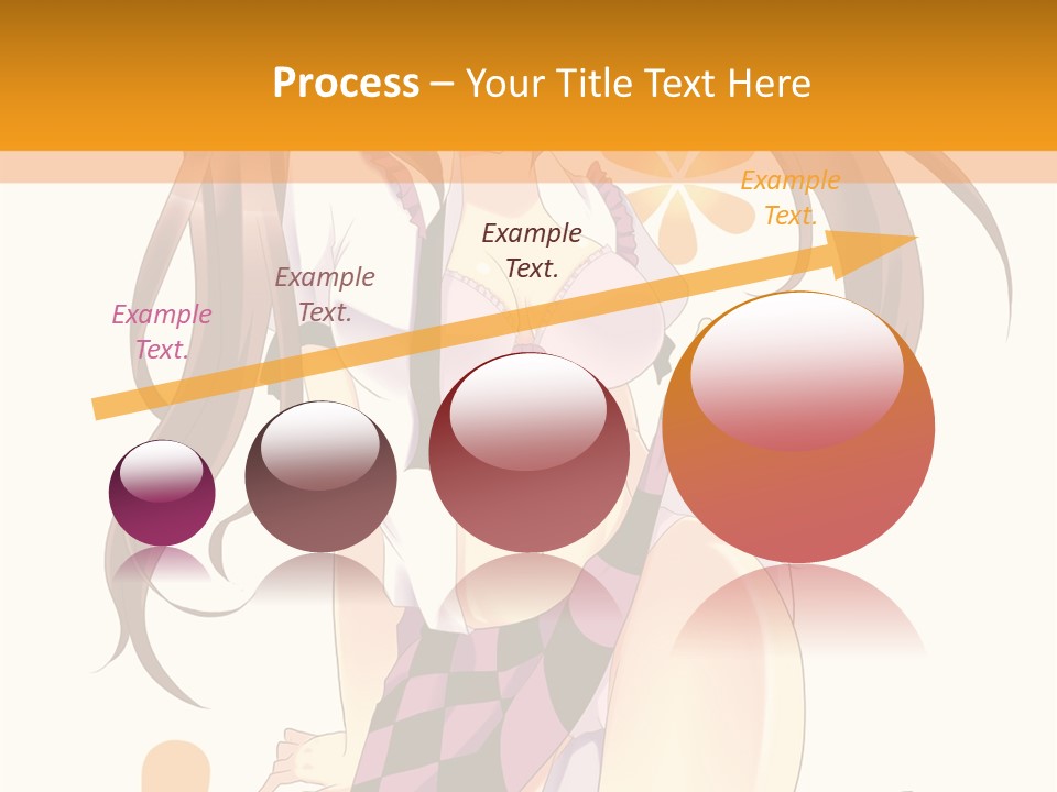 A Girl With Long Hair Sitting On A Flower Powerpoint Presentation PowerPoint Template