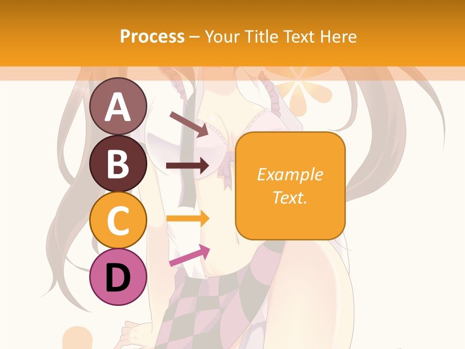 A Girl With Long Hair Sitting On A Flower Powerpoint Presentation PowerPoint Template