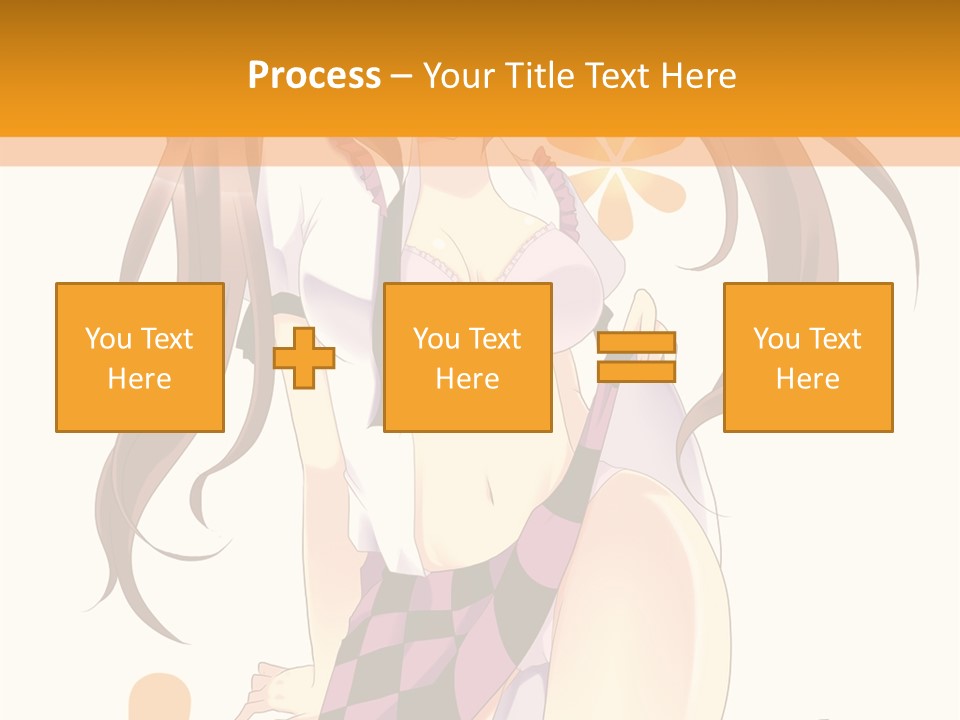 A Girl With Long Hair Sitting On A Flower Powerpoint Presentation PowerPoint Template