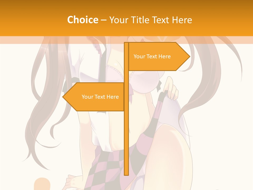 A Girl With Long Hair Sitting On A Flower Powerpoint Presentation PowerPoint Template