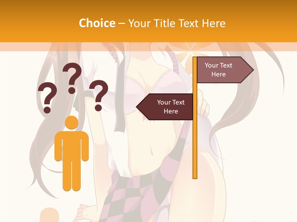 A Girl With Long Hair Sitting On A Flower Powerpoint Presentation PowerPoint Template