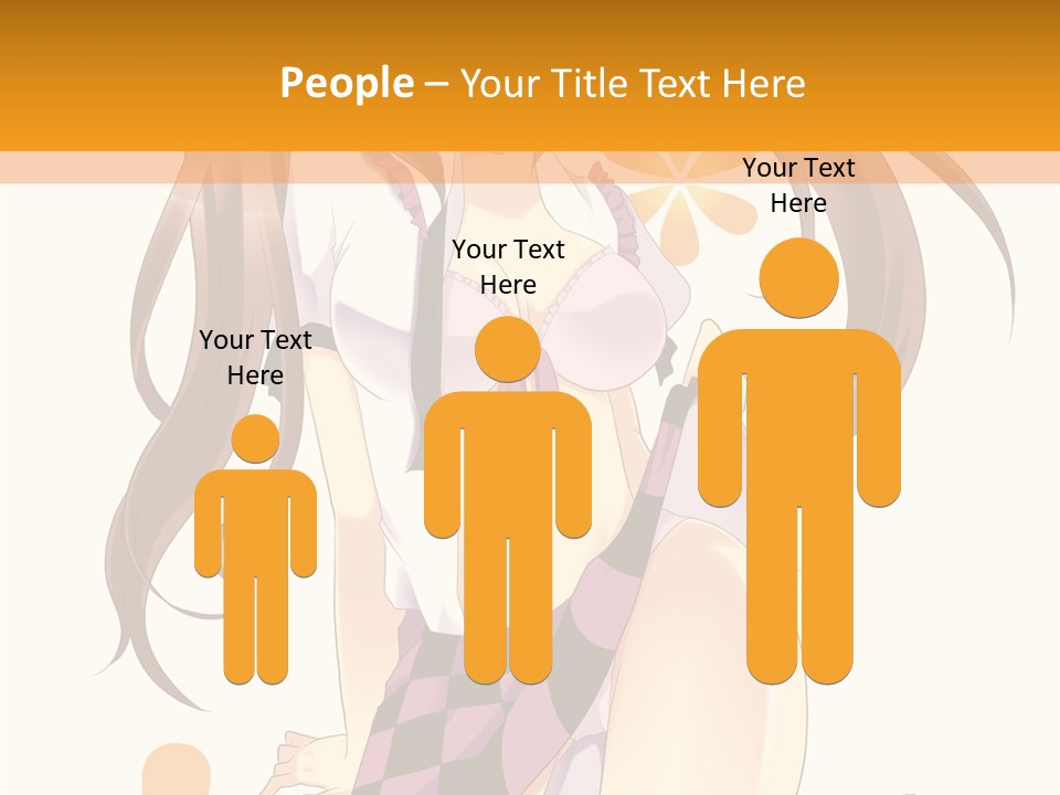 A Girl With Long Hair Sitting On A Flower Powerpoint Presentation PowerPoint Template