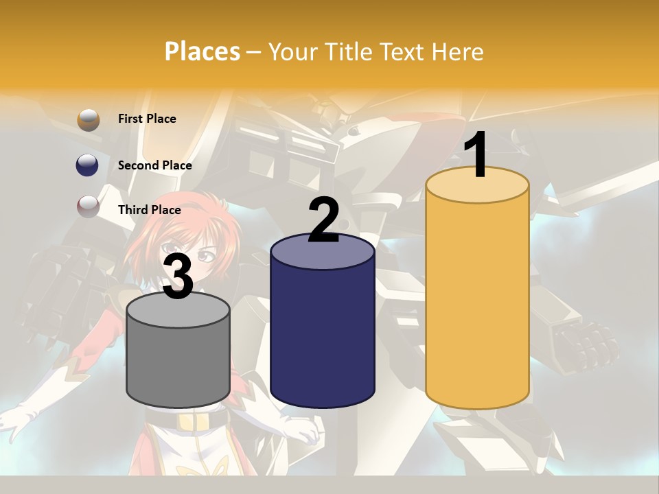 A Woman Standing Next To A Giant Robot PowerPoint Template