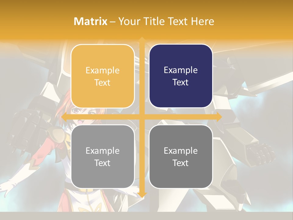 A Woman Standing Next To A Giant Robot PowerPoint Template