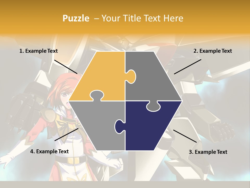 A Woman Standing Next To A Giant Robot PowerPoint Template