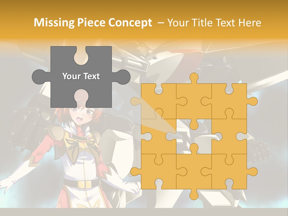 A Woman Standing Next To A Giant Robot PowerPoint Template