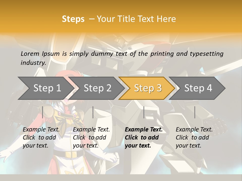 A Woman Standing Next To A Giant Robot PowerPoint Template