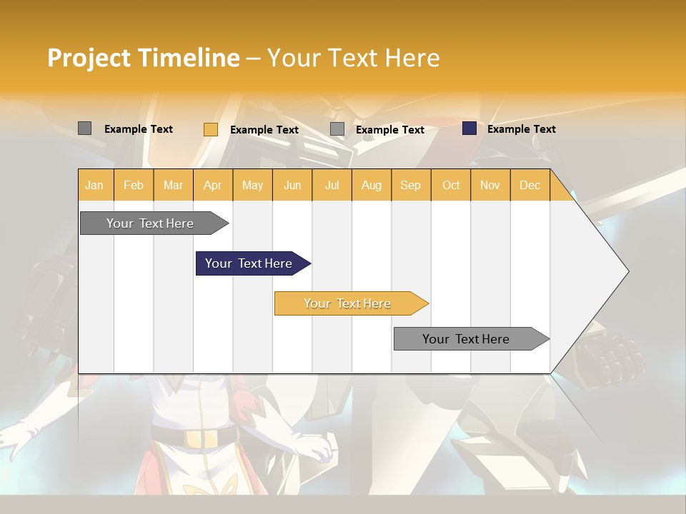 A Woman Standing Next To A Giant Robot PowerPoint Template