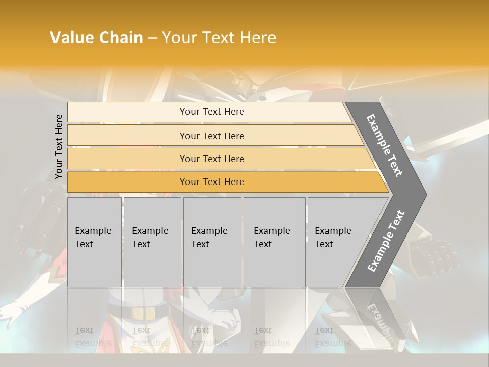 A Woman Standing Next To A Giant Robot PowerPoint Template