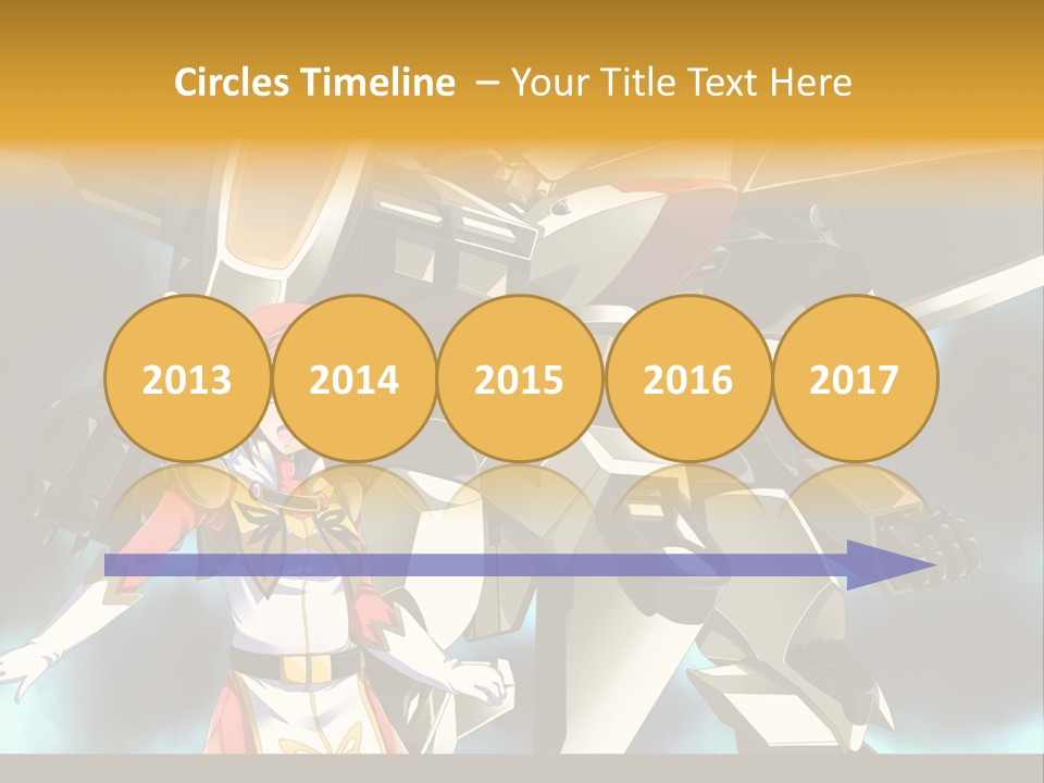 A Woman Standing Next To A Giant Robot PowerPoint Template