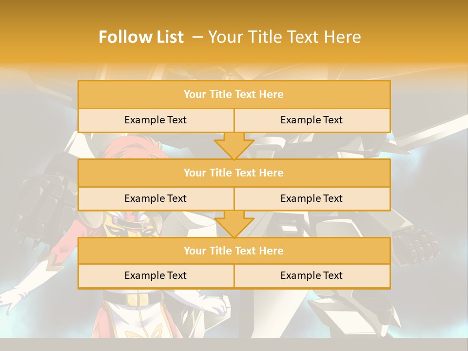 A Woman Standing Next To A Giant Robot PowerPoint Template