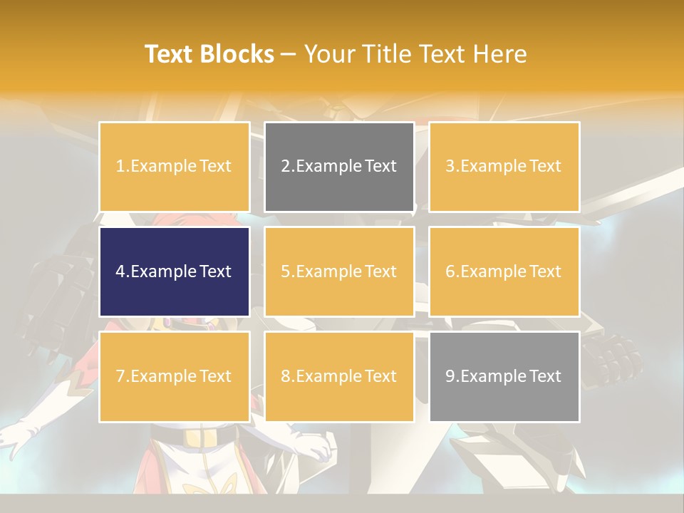 A Woman Standing Next To A Giant Robot PowerPoint Template