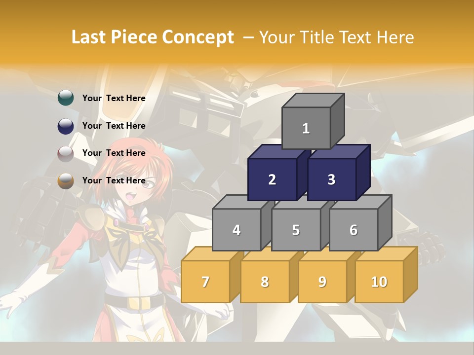 A Woman Standing Next To A Giant Robot PowerPoint Template