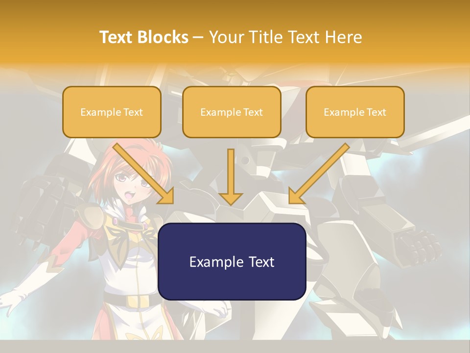 A Woman Standing Next To A Giant Robot PowerPoint Template