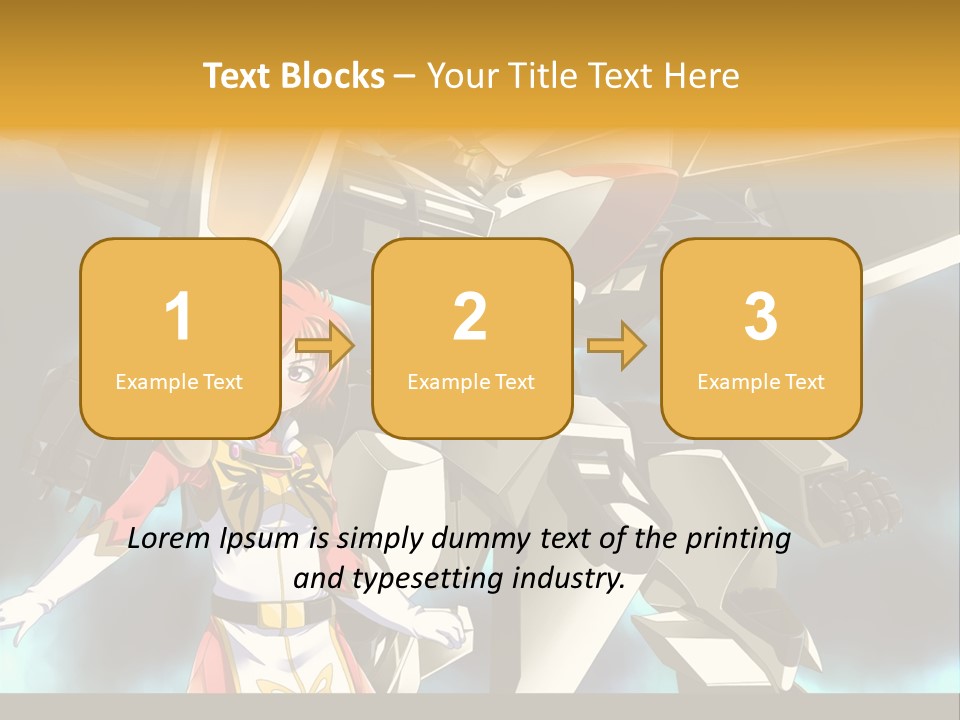 A Woman Standing Next To A Giant Robot PowerPoint Template