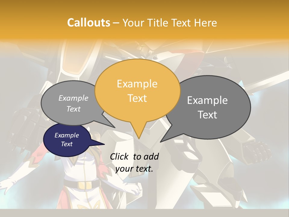 A Woman Standing Next To A Giant Robot PowerPoint Template