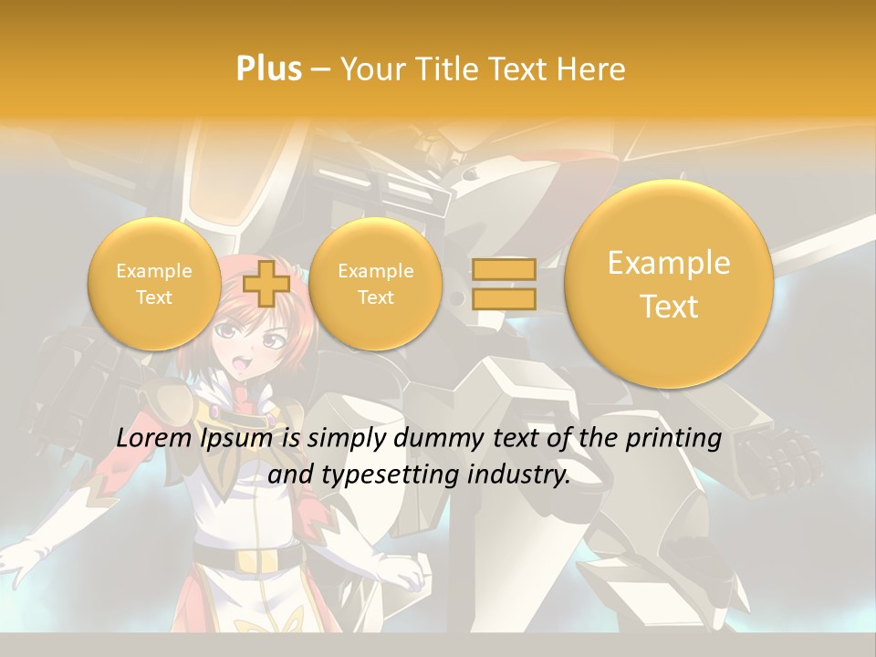 A Woman Standing Next To A Giant Robot PowerPoint Template