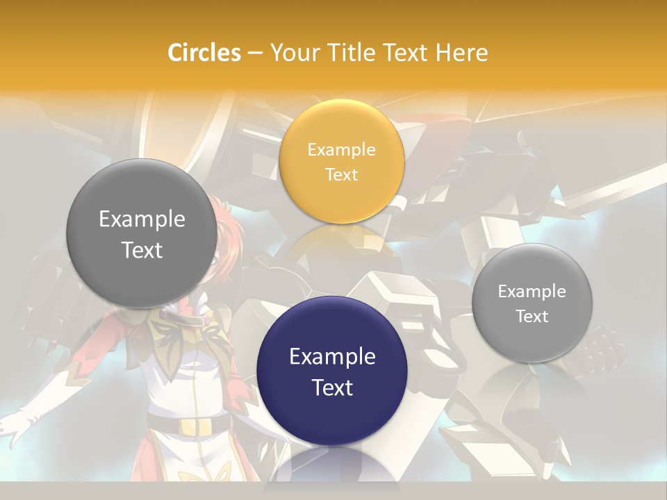 A Woman Standing Next To A Giant Robot PowerPoint Template