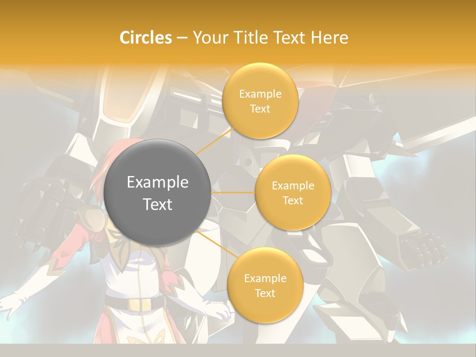 A Woman Standing Next To A Giant Robot PowerPoint Template