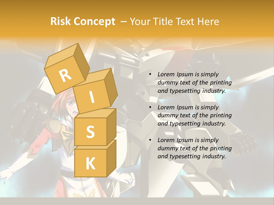 A Woman Standing Next To A Giant Robot PowerPoint Template