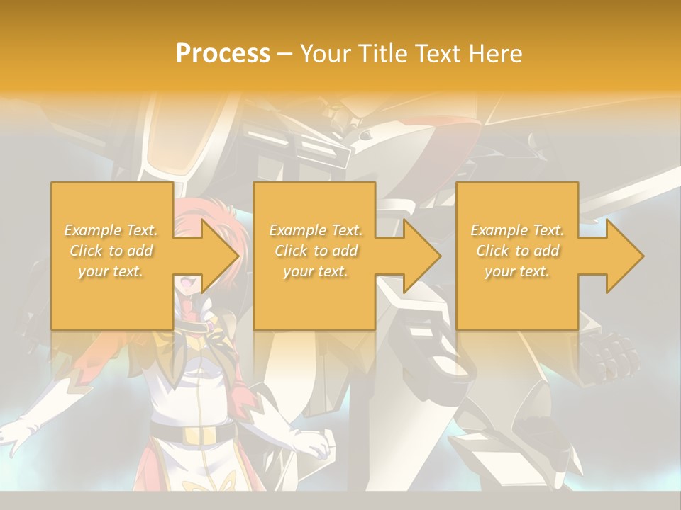 A Woman Standing Next To A Giant Robot PowerPoint Template