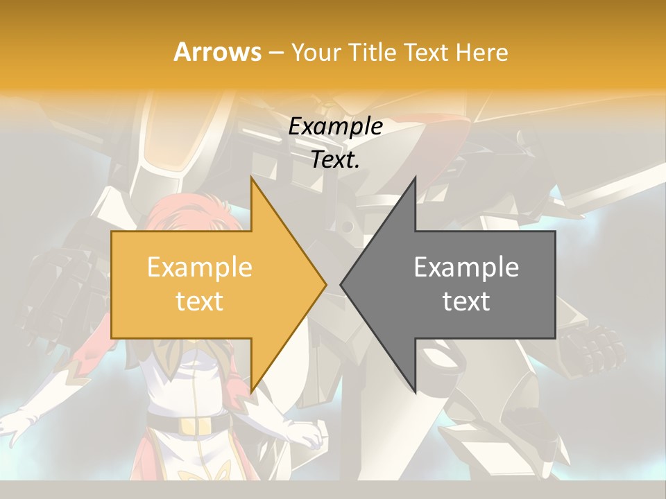 A Woman Standing Next To A Giant Robot PowerPoint Template