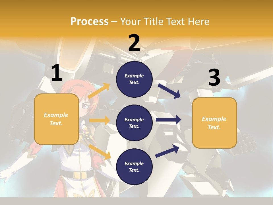 A Woman Standing Next To A Giant Robot PowerPoint Template