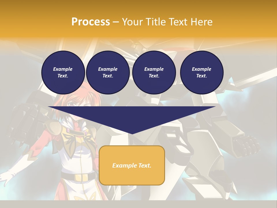 A Woman Standing Next To A Giant Robot PowerPoint Template