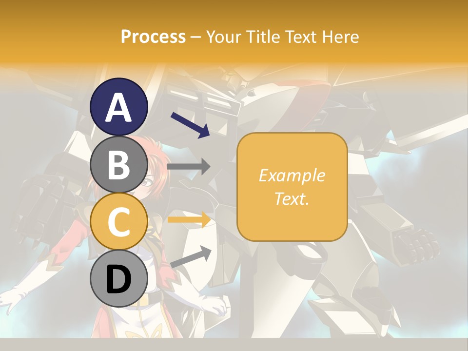 A Woman Standing Next To A Giant Robot PowerPoint Template