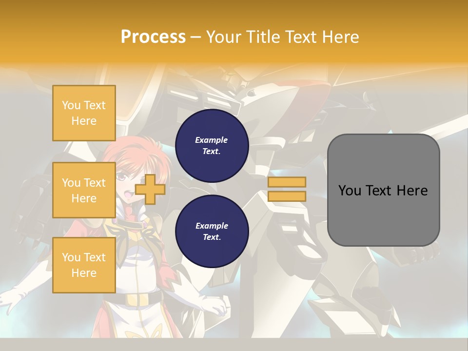 A Woman Standing Next To A Giant Robot PowerPoint Template