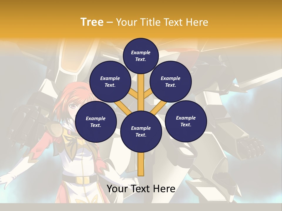 A Woman Standing Next To A Giant Robot PowerPoint Template