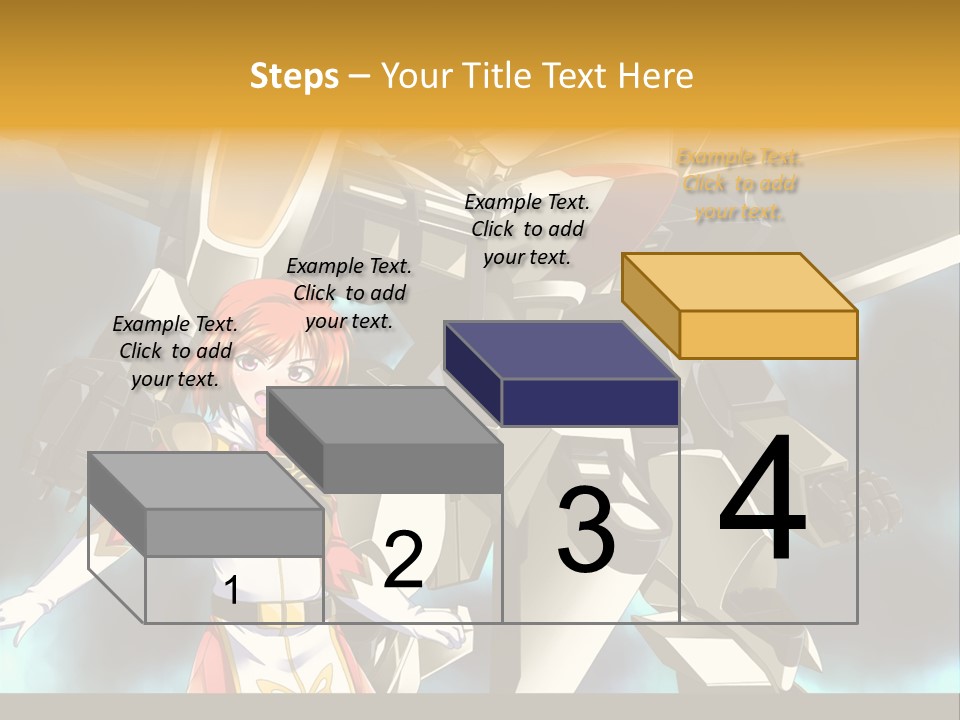 A Woman Standing Next To A Giant Robot PowerPoint Template