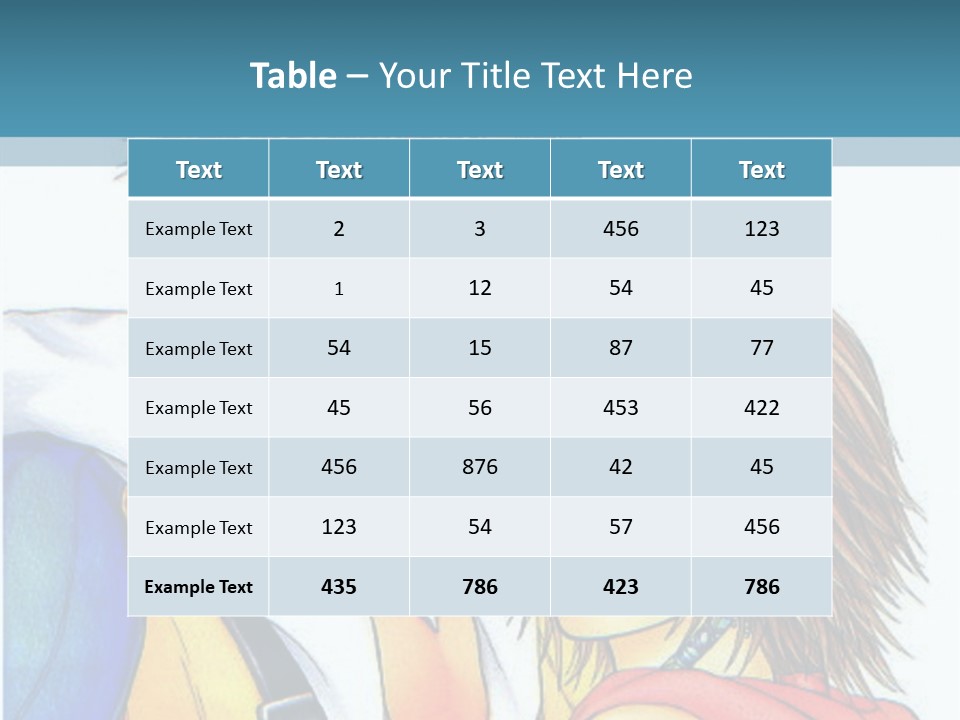 A Couple Of Anime Characters Standing Next To Each Other PowerPoint Template
