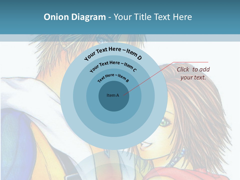 A Couple Of Anime Characters Standing Next To Each Other PowerPoint Template
