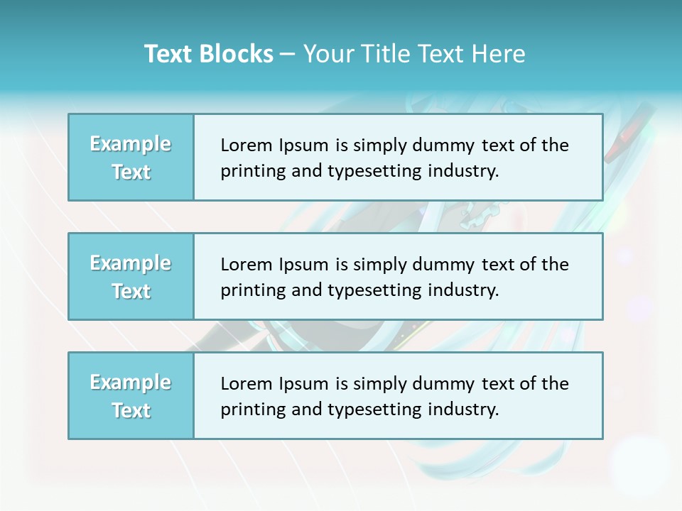 A Woman With Blue Hair Is Posing For A Picture PowerPoint Template