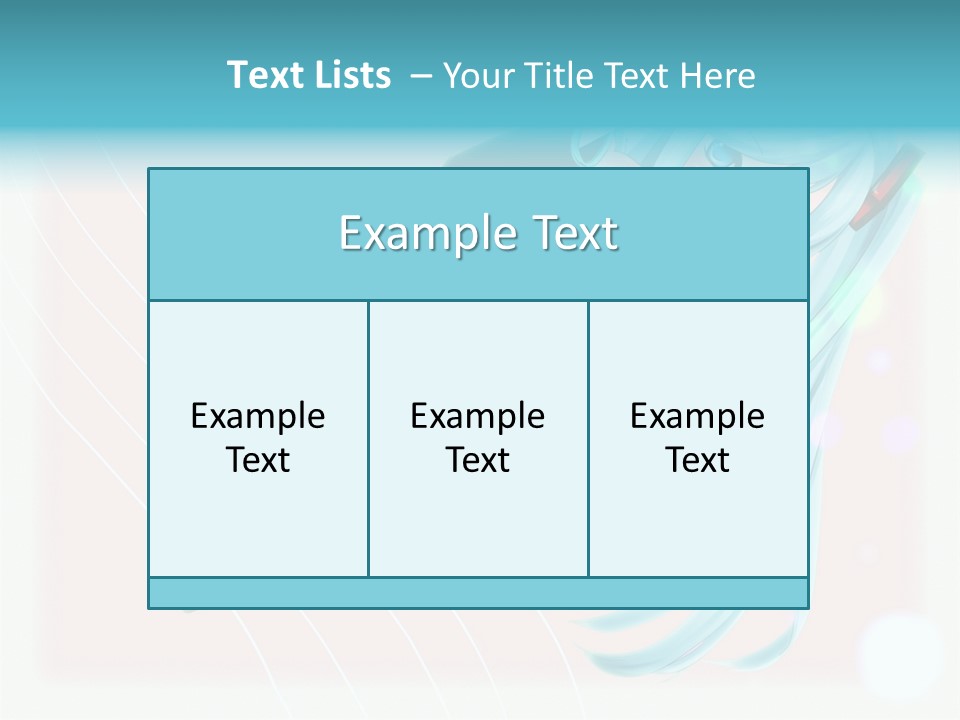 A Woman With Blue Hair Is Posing For A Picture PowerPoint Template