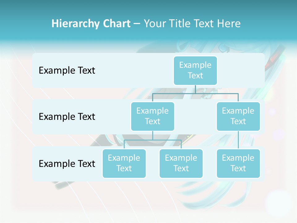 A Woman With Blue Hair Is Posing For A Picture PowerPoint Template