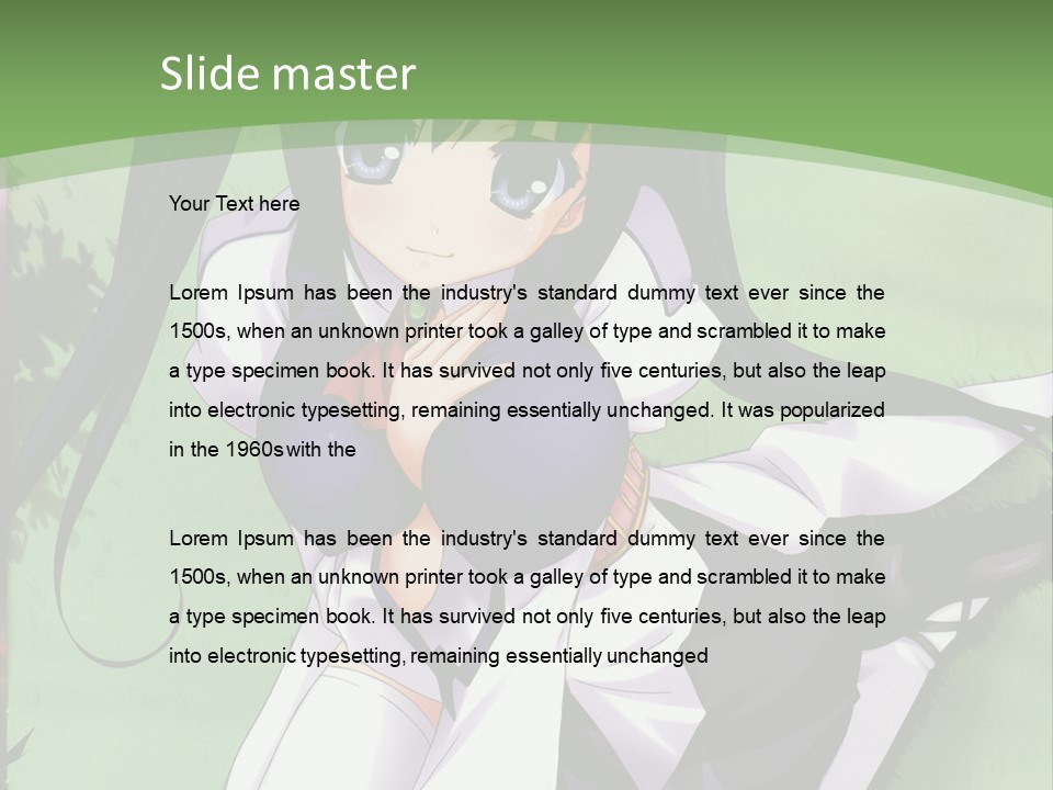 A Girl In A Purple Dress Sitting On The Ground PowerPoint Template