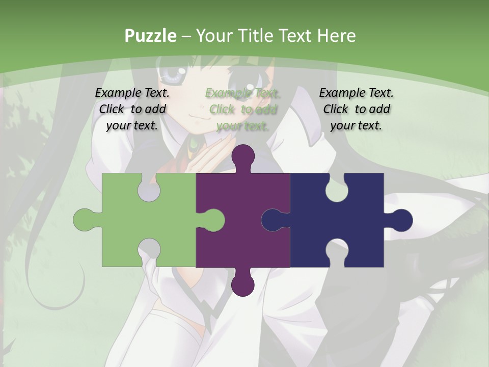 A Girl In A Purple Dress Sitting On The Ground PowerPoint Template