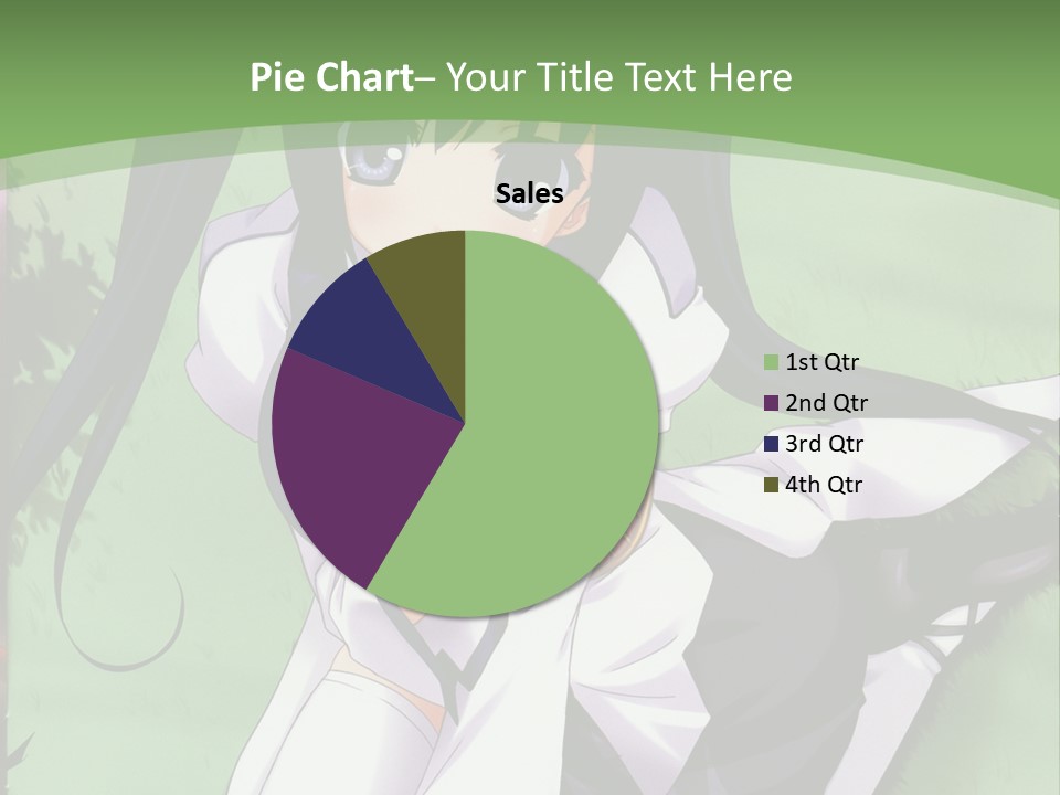 A Girl In A Purple Dress Sitting On The Ground PowerPoint Template