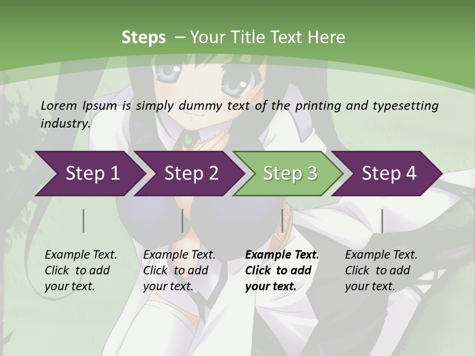 A Girl In A Purple Dress Sitting On The Ground PowerPoint Template