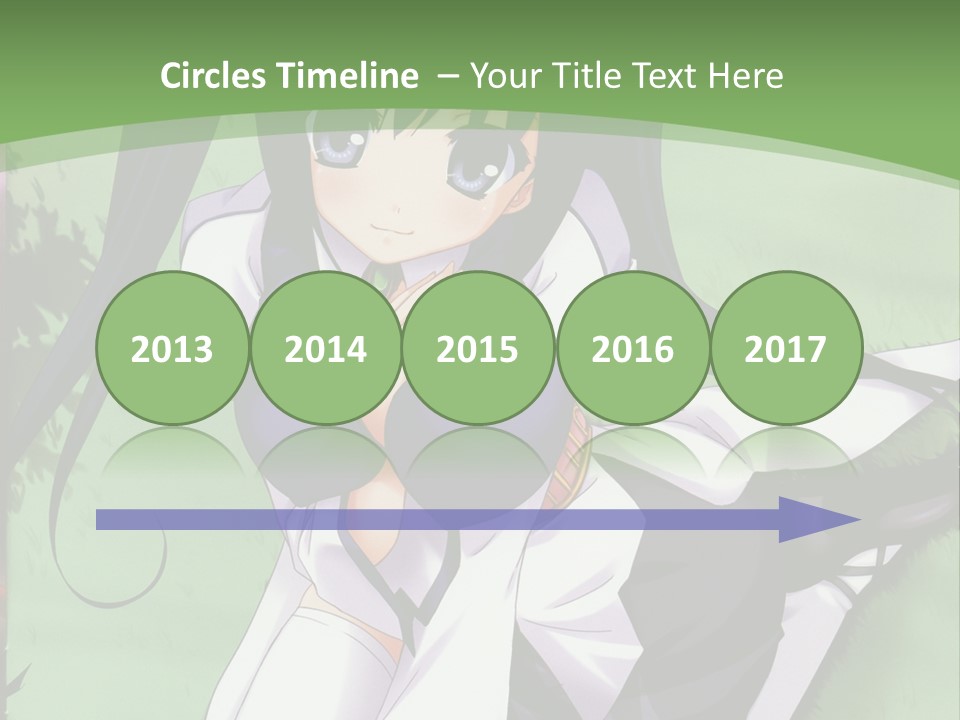 A Girl In A Purple Dress Sitting On The Ground PowerPoint Template