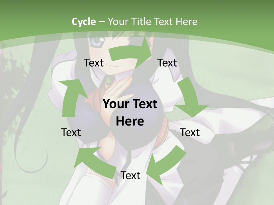 A Girl In A Purple Dress Sitting On The Ground PowerPoint Template