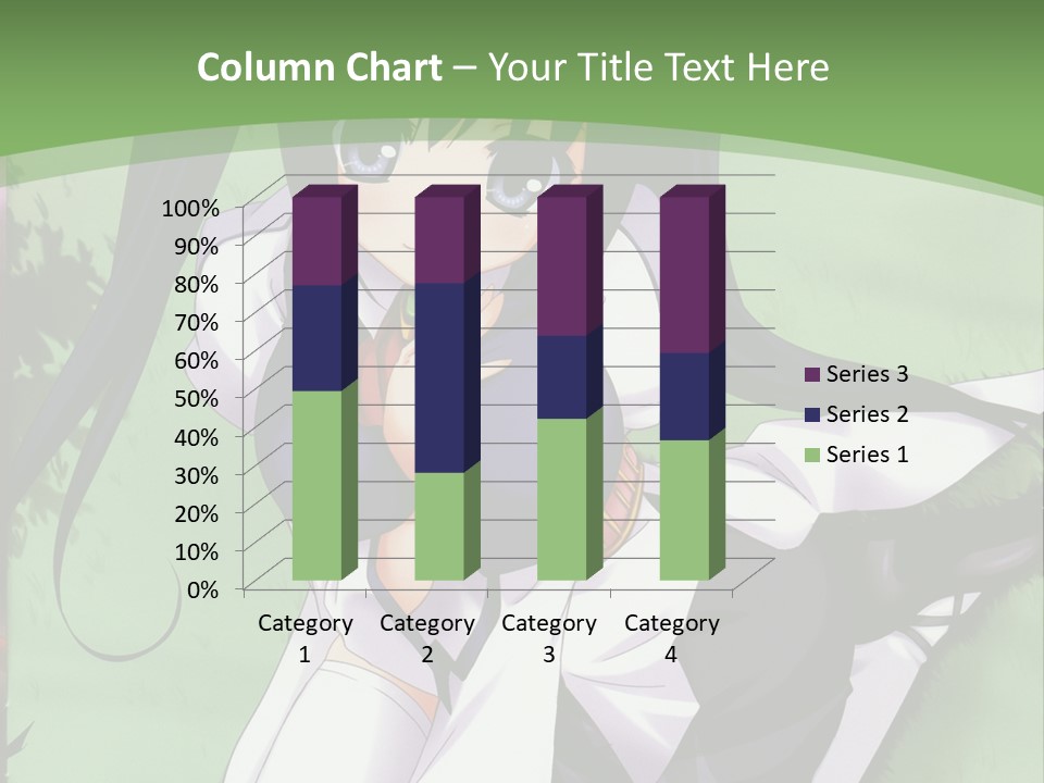 A Girl In A Purple Dress Sitting On The Ground PowerPoint Template