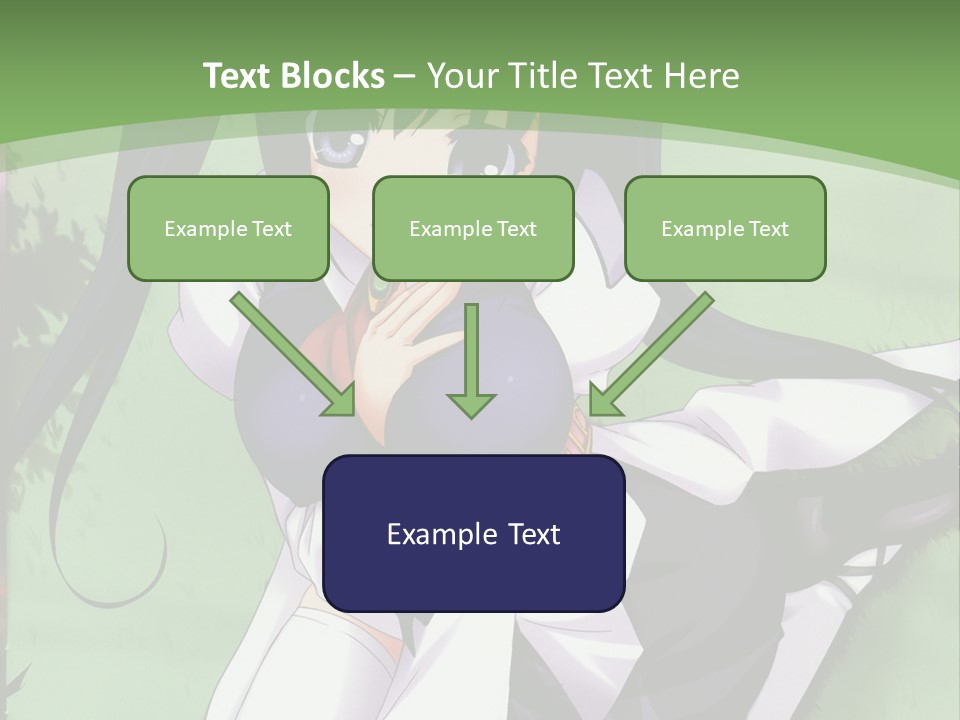 A Girl In A Purple Dress Sitting On The Ground PowerPoint Template