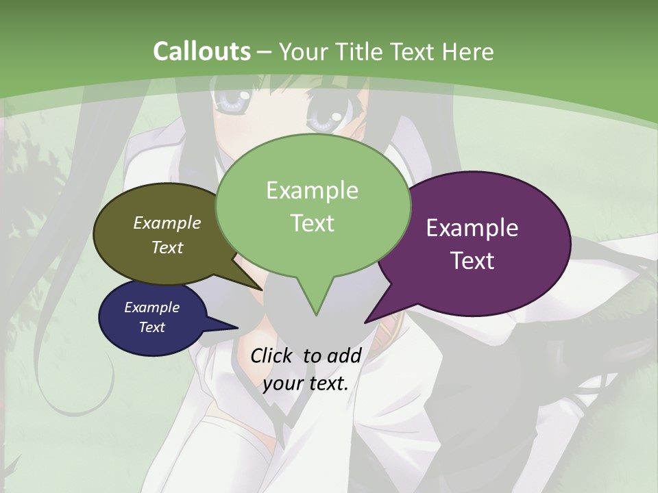 A Girl In A Purple Dress Sitting On The Ground PowerPoint Template