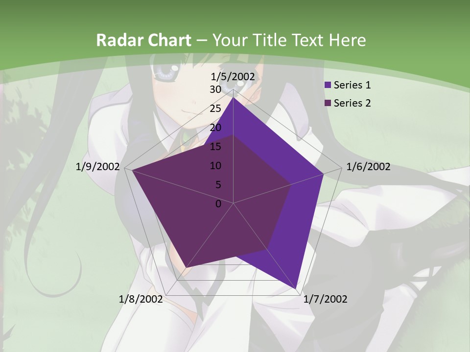 A Girl In A Purple Dress Sitting On The Ground PowerPoint Template