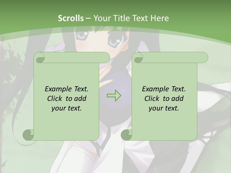 A Girl In A Purple Dress Sitting On The Ground PowerPoint Template