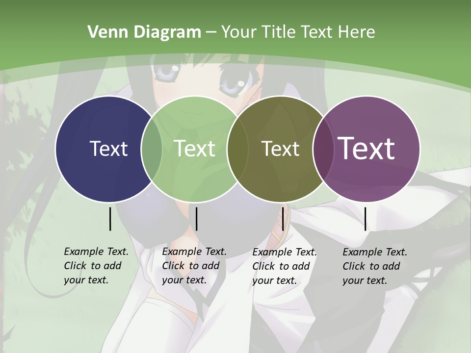 A Girl In A Purple Dress Sitting On The Ground PowerPoint Template