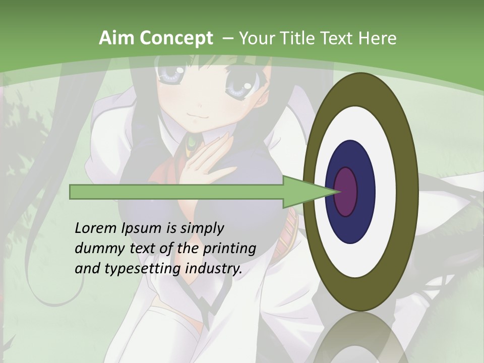 A Girl In A Purple Dress Sitting On The Ground PowerPoint Template